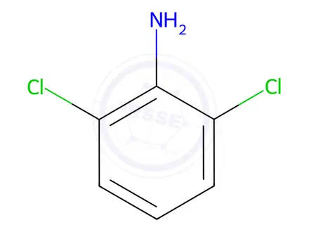 Chemical structure of 2,6-Dichloroaniline