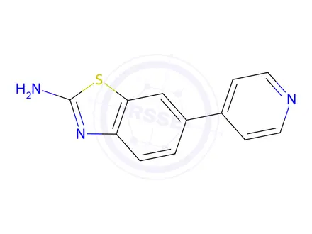 Chemical structure of 6-(Pyridin-4-yl)benzo[d]thiazol-2-amine
