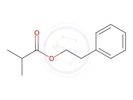Chemical structure of 2-Phenylethyl Isobutyrate