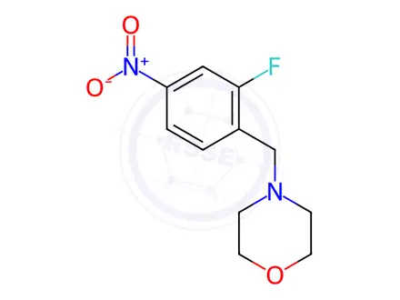 Chemical structure of 4-(2-FLuoro-4-nitrobenzyl)morpholine