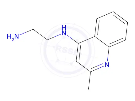 Chemical structure of N1-(2-Methylquinolin-4-yl)ethane-1,2-diamine