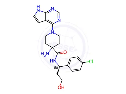 Chemical structure of Capivasertib R-Isomer