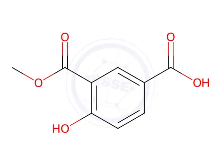 Chemical structure of 4-Hydroxy-3-(methoxycarbonyl) benzoic acid