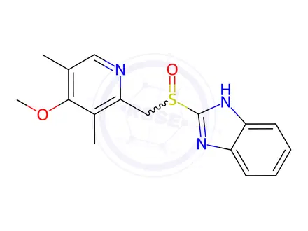 Chemical structure of Esomeprazole Sodium Impurity 30