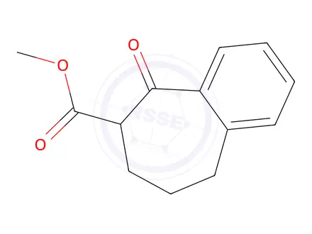 Chemical structure of methyl 5-oxo-6,7,8,9-tetrahydro-5H-benzo[7]annulene-6-carboxylate