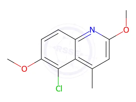 Chemical structure of 5-CHLORO-2,6-DIMETHOXY-4-METHYLQUINOLINE
