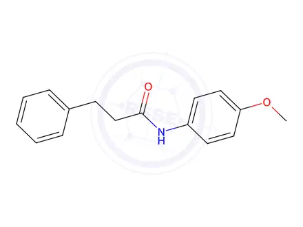Chemical structure of n-(4-methoxyphenyl)-3-phenylpropanamide