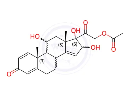 Chemical structure of Budesonide Impurity 160