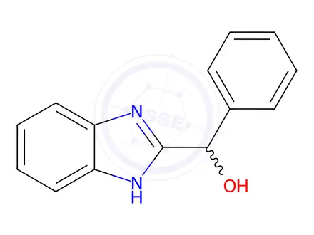 Chemical structure of 2-(Hydroxyphenylmethyl)benzimidazole