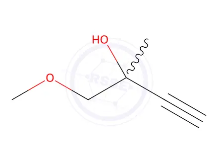 Chemical structure of 1-Methoxy-2-methyl-3-butyn-2-ol
