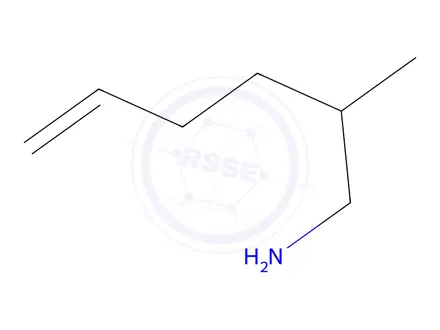 Chemical structure of 2-methylhex-5-en-1-amine