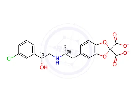 Chemical structure of CL 316243 Disodium Salt