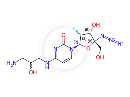 Chemical structure of Azvudine Impurity 25