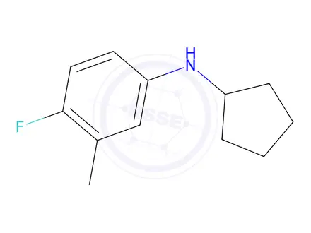 Chemical structure of n-Cyclopentyl-4-fluoro-3-methylaniline