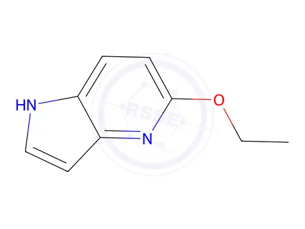 Chemical structure of 1H-Pyrrolo[3,2-b]pyridine, 5-ethoxy-
