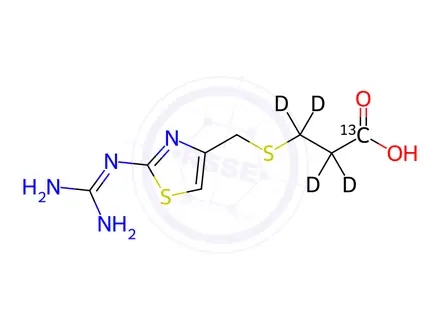 Chemical structure of Famotidine EP Impurity F-d4