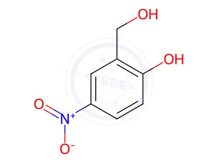 Chemical structure of 2-Hydroxy-5-nitrobenzyl Alcohol