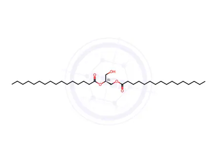 Chemical structure of (S)-3-Hydroxypropane-1,2-Diyl Dipalmitate