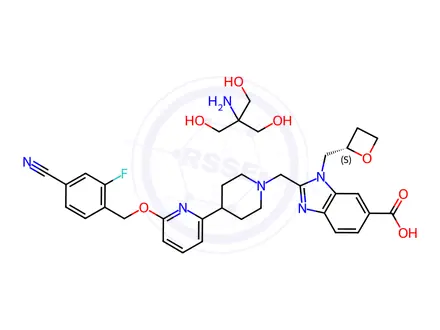 Chemical structure of Danuglipron Tromethamine
