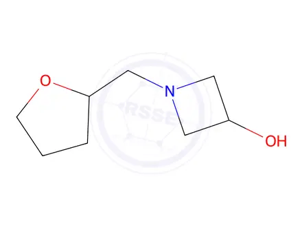 Chemical structure of 1-((Tetrahydrofuran-2-yl)methyl)azetidin-3-ol