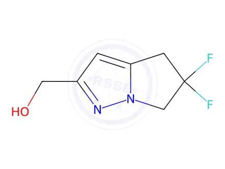 Chemical structure of (5,5-Difluoro-5,6-dihydro-4H-pyrrolo[1,2-b]pyrazol-2-yl)methanol