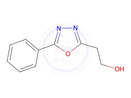 Chemical structure of 2-(5-phenyl-1,3,4-oxadiazol-2-yl)ethan-1-ol