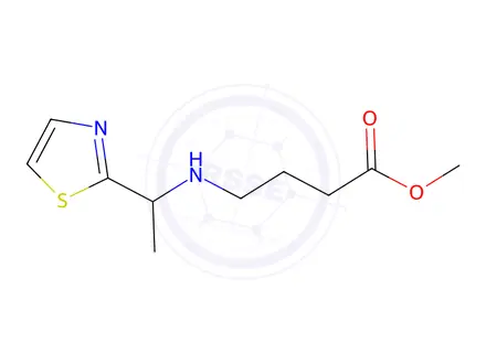 Chemical structure of Methyl 4-((1-(thiazol-2-yl)ethyl)amino)butanoate