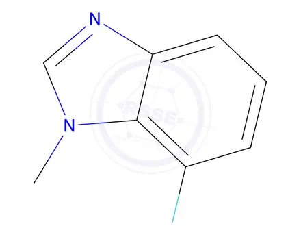 Chemical structure of 7-fluoro-1-methyl-1H-1,3-benzodiazole