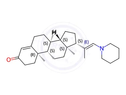 Chemical structure of Progesterone Impurity 129
