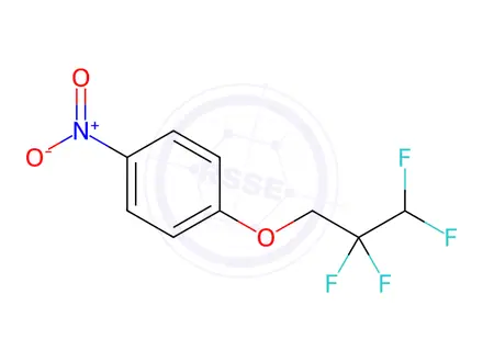 Chemical structure of 1-Nitro-4-(2,2,3,3-tetrafluoropropoxy)benzene