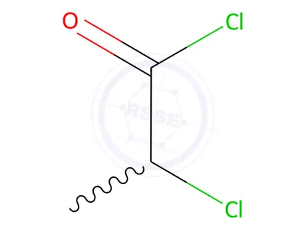 Chemical structure of 2-Chloropropionyl chloride