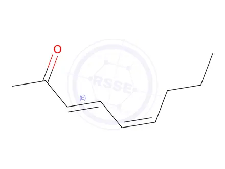 Chemical structure of 3,5-Nonadien-2-one, (E,Z)-(9CI)