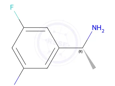 Chemical structure of (R)-3-(1-Aminoethyl)-5-fluoroaniline