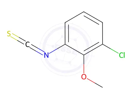 Chemical structure of Benzene, 1-chloro-3-isothiocyanato-2-methoxy-