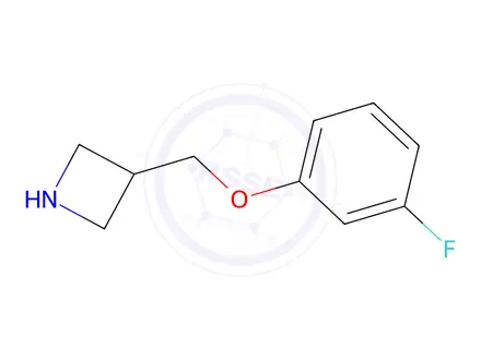Chemical structure of 3-((3-Fluorophenoxy)methyl)azetidine