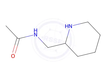 Chemical structure of N-(piperidin-2-ylmethyl)acetamide hydrochloride
