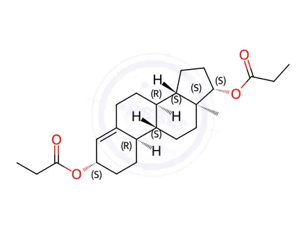 Chemical structure of Bolandiol dipropionate