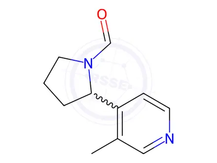 Chemical structure of 2-(3-Methylpyridin-4-yl)pyrrolidine-1-carbaldehyde