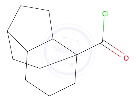 Chemical structure of 1,4-Ethano-4H-indene-4-carbonyl chloride, octahydro-(9CI)