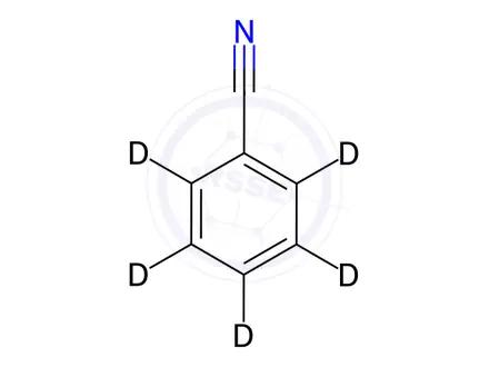 Chemical structure of Benzonitrile-d5