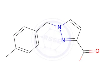 Chemical structure of 1-(4-Methylbenzyl)-1H-pyrazole-3-carboxylic acid