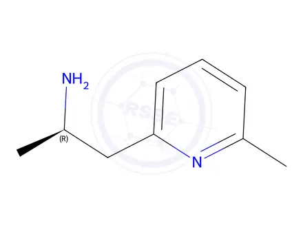Chemical structure of (R)-1-(6-Methylpyridin-2-yl)propan-2-amine