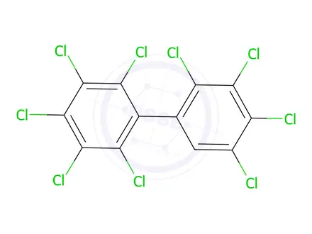 Chemical structure of PCB 206