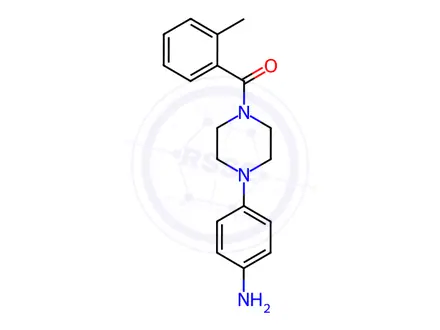 Chemical structure of {4-[4-(2-Methylbenzoyl)piperazin-1-yl]phenyl}amine