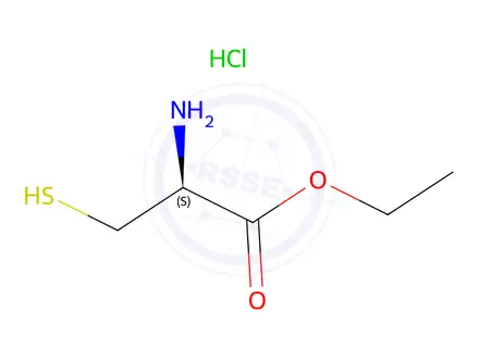 Chemical structure of D-Cysteine Ethyl Ester Hydrochloride