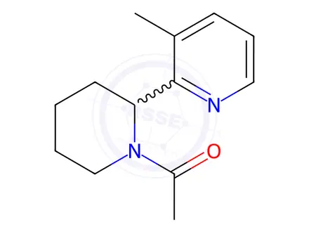 Chemical structure of 1-(2-(3-Methylpyridin-2-yl)piperidin-1-yl)ethanone