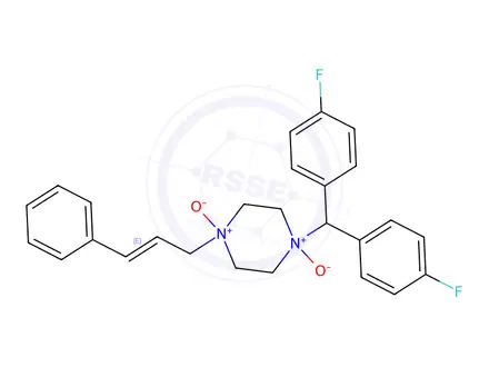 Chemical structure of Flunarizine Impurity 14