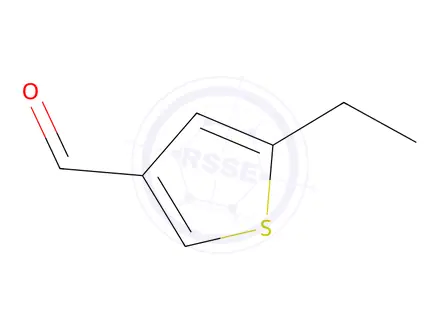 Chemical structure of 5-ethylthiophene-3-carbaldehyde