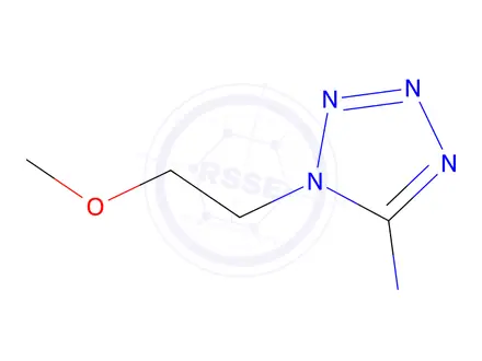 Chemical structure of 1-(2-methoxyethyl)-1H-1,2,3,4-tetrazol-5-amine