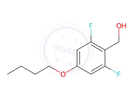 Chemical structure of 4-Butoxy-2,6-difluorobenzyl alcohol